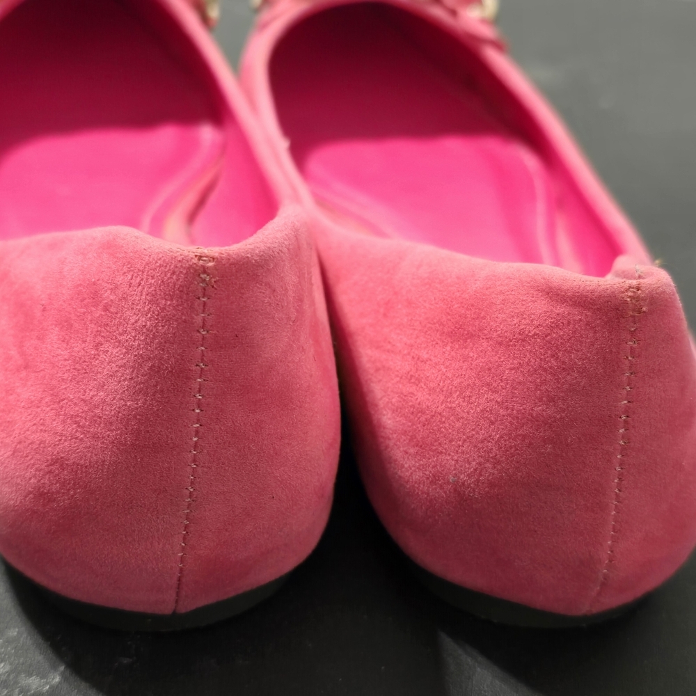 Fuchsia Ballerina Flats Shoes sz 7 - Picture 6 of 12